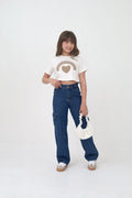 Calça cargo jeans