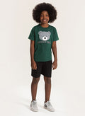 Conjunto camia e short moletom careca 12 anos