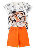 Conj.camiseta/moletom careca 1 ano