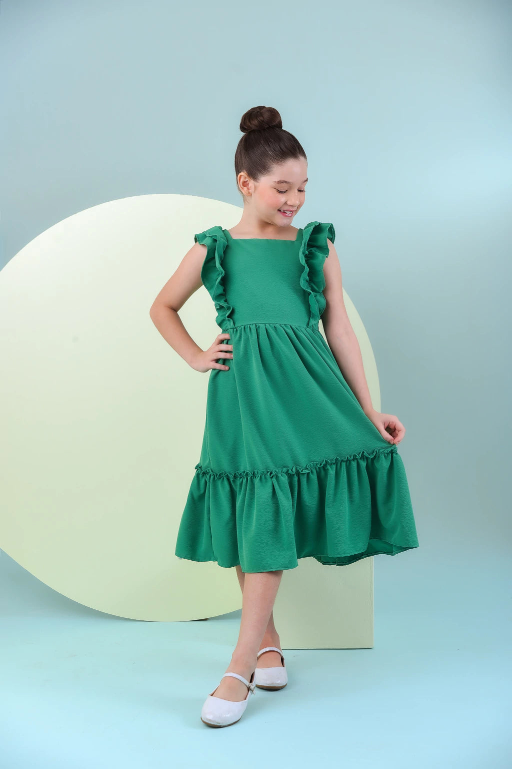 Vestido verde (6ANOS)