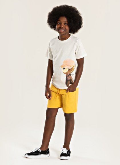 Conj.Bermuda moletom( 4ANOS)