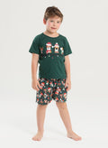 PIJAMA MASC. NATAL DOGS (14/8 Anos)