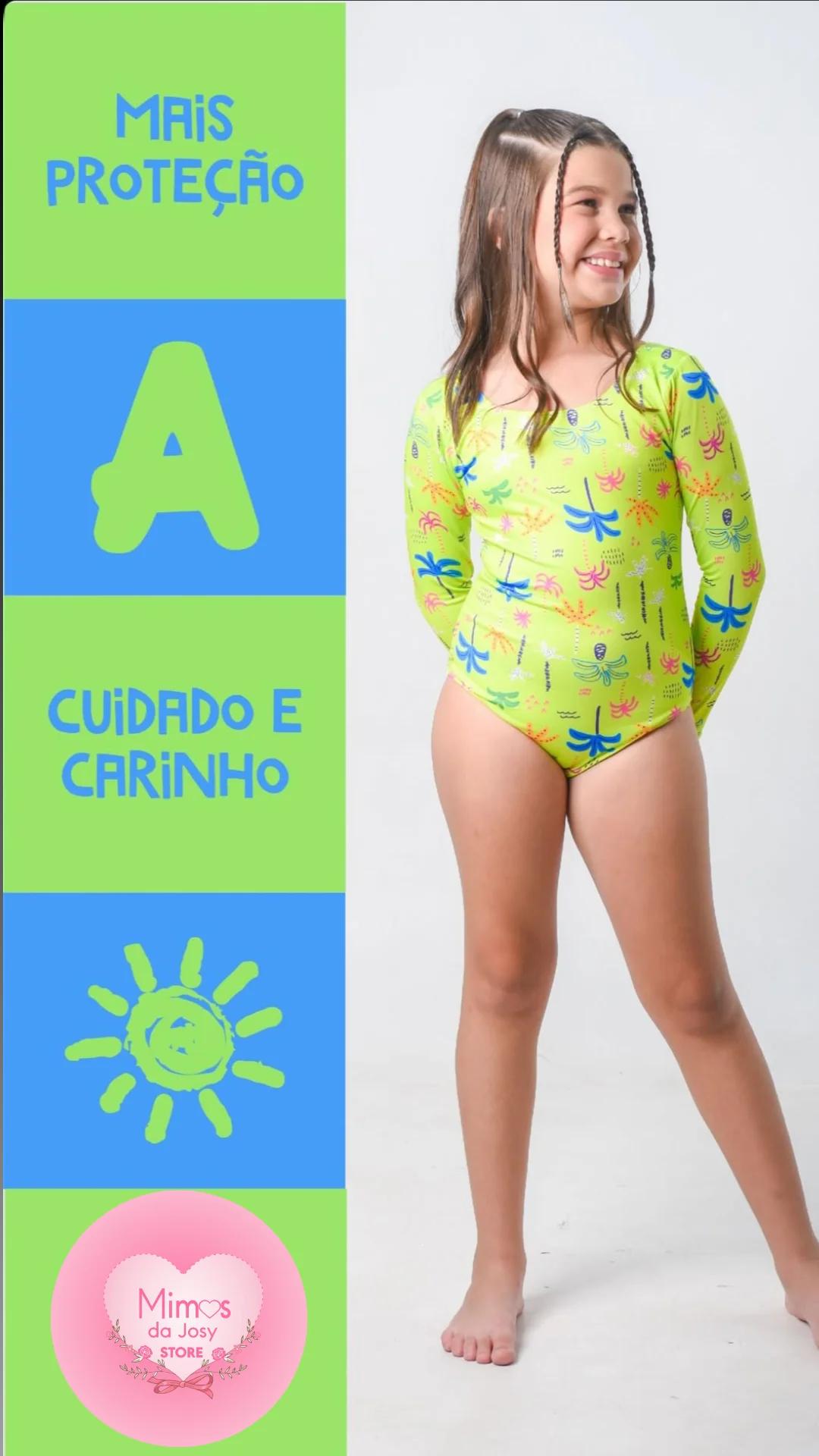 Maiô manga longa 1 ano