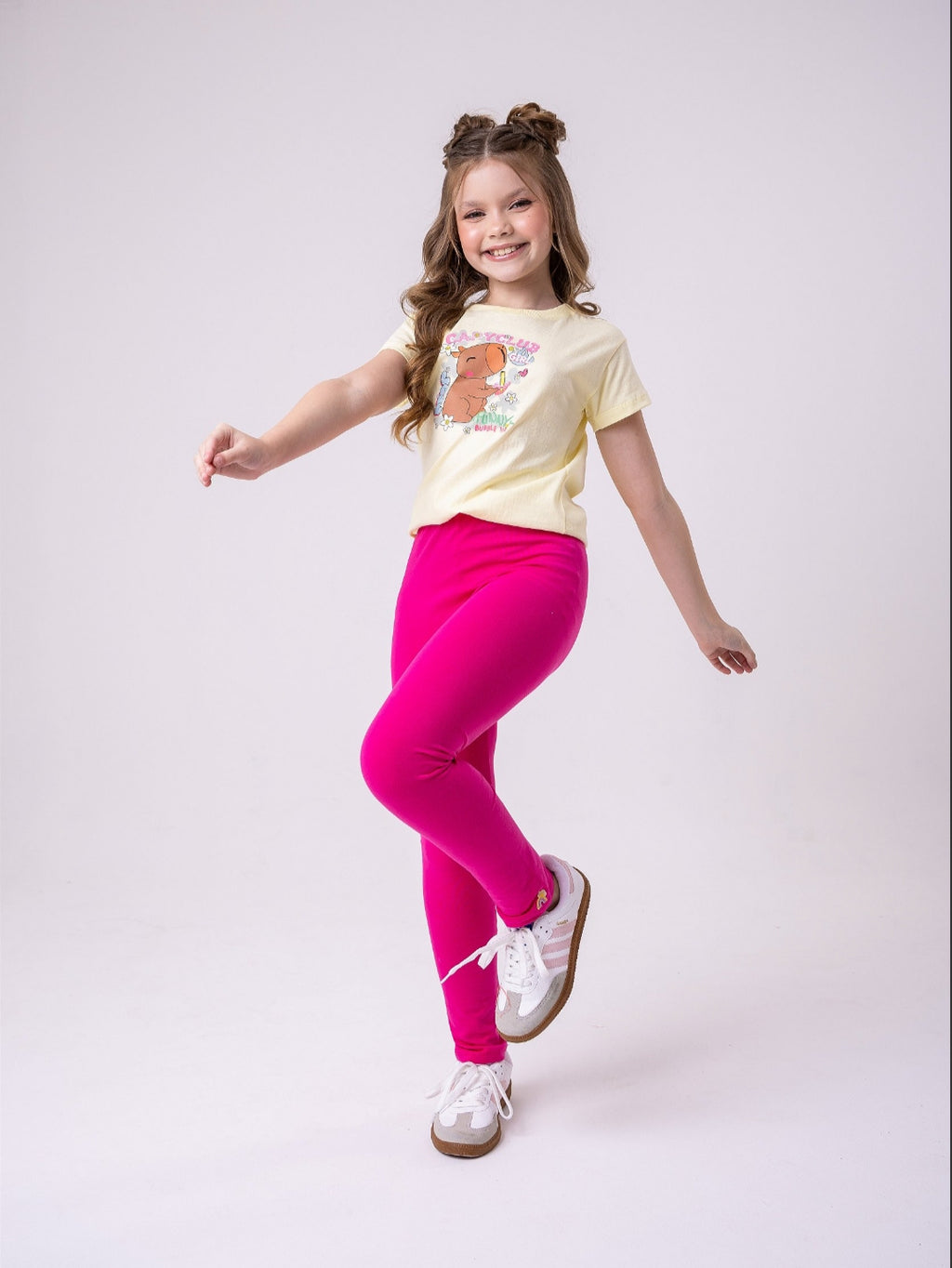 Calça legging rosa (14/16ANOS)
