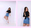 Saia cargo jeans(10ANOS) - 10 anos