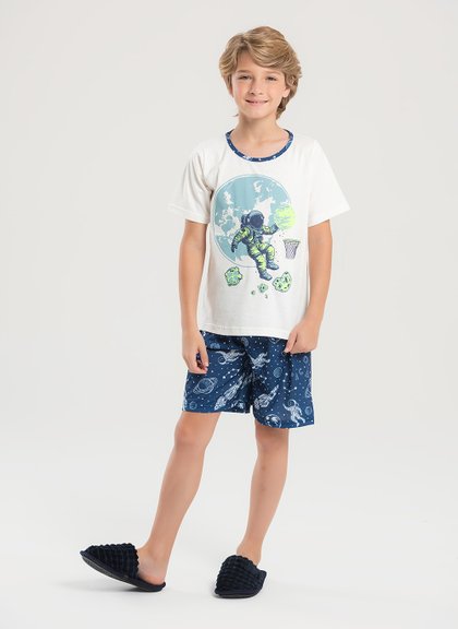 PIJAMA MASC. ASTRONAUTA(2ANOS) - 2 ANOS