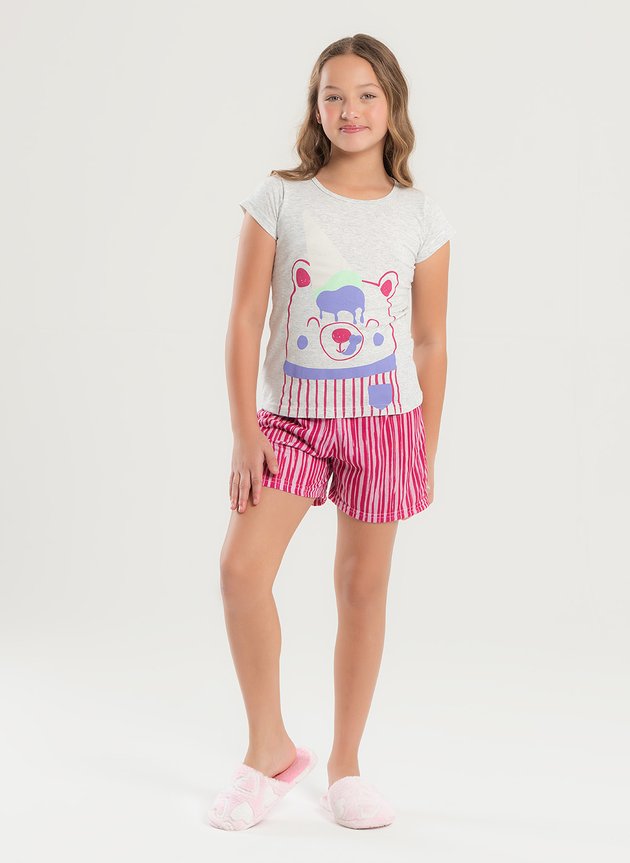 PIJAMA FEMININO dogs(3Anos) - 3 ANOS