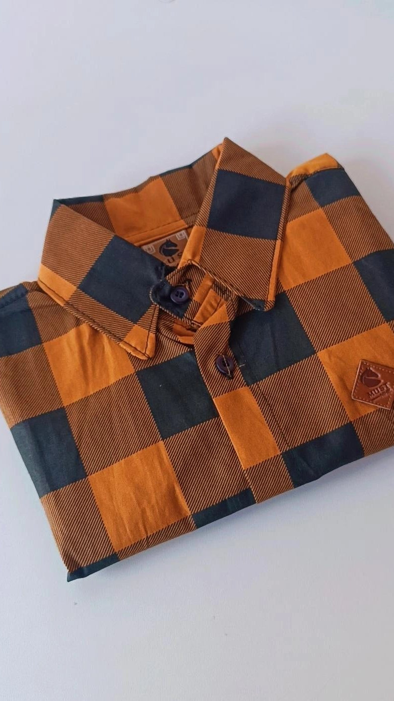 Camisa xadrez 4 anos