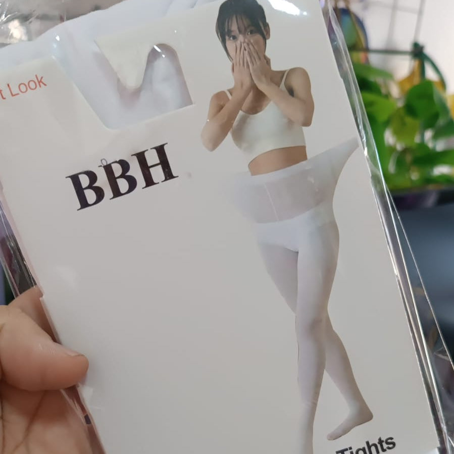 Meia calça branca