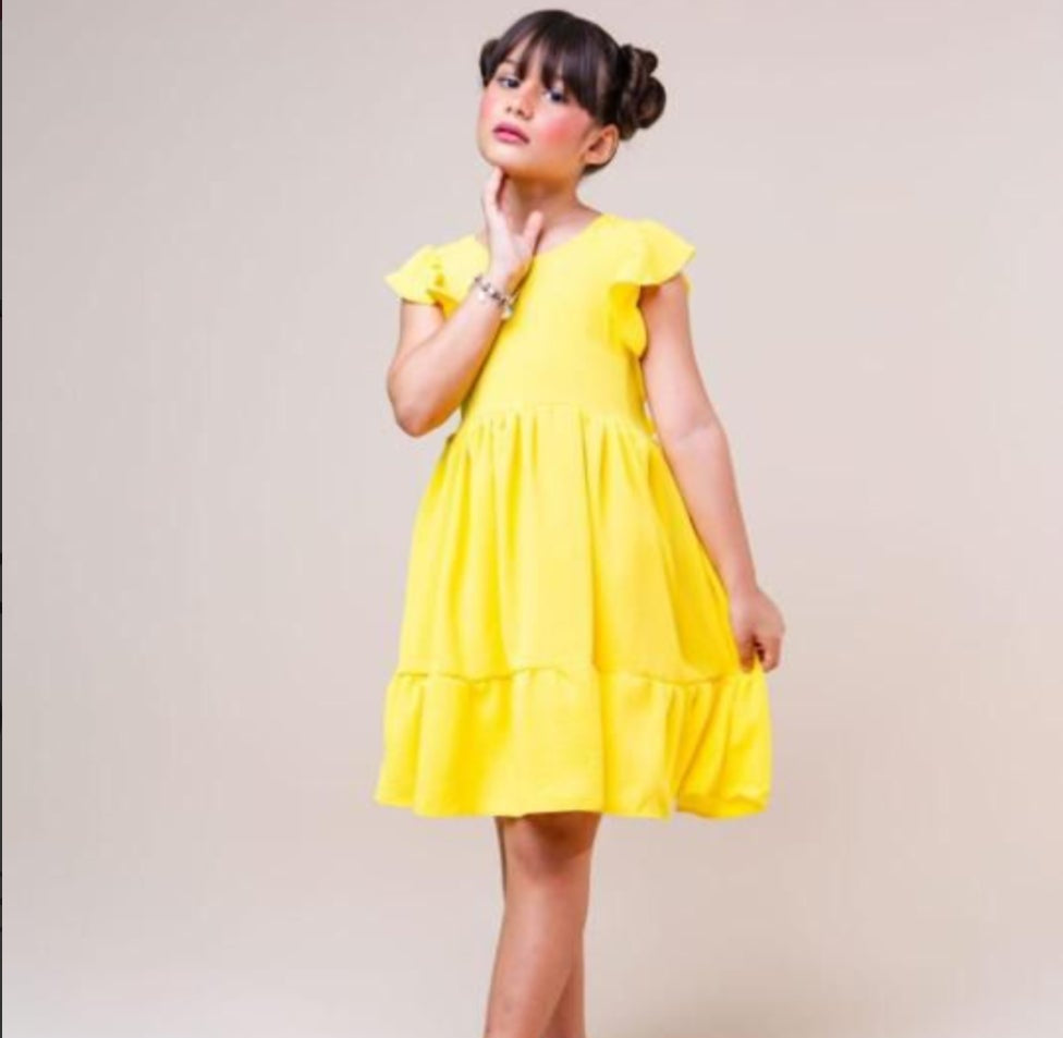 Vestido Amarelo lima(12 anos)