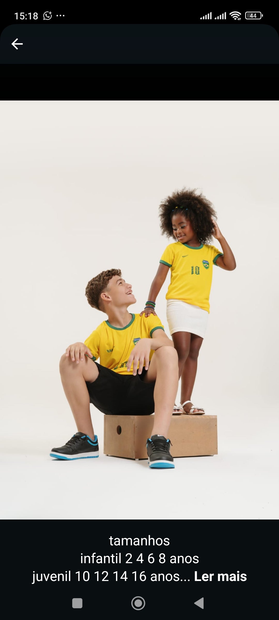 Blusa do Brasil Juvenil - 16 anos
