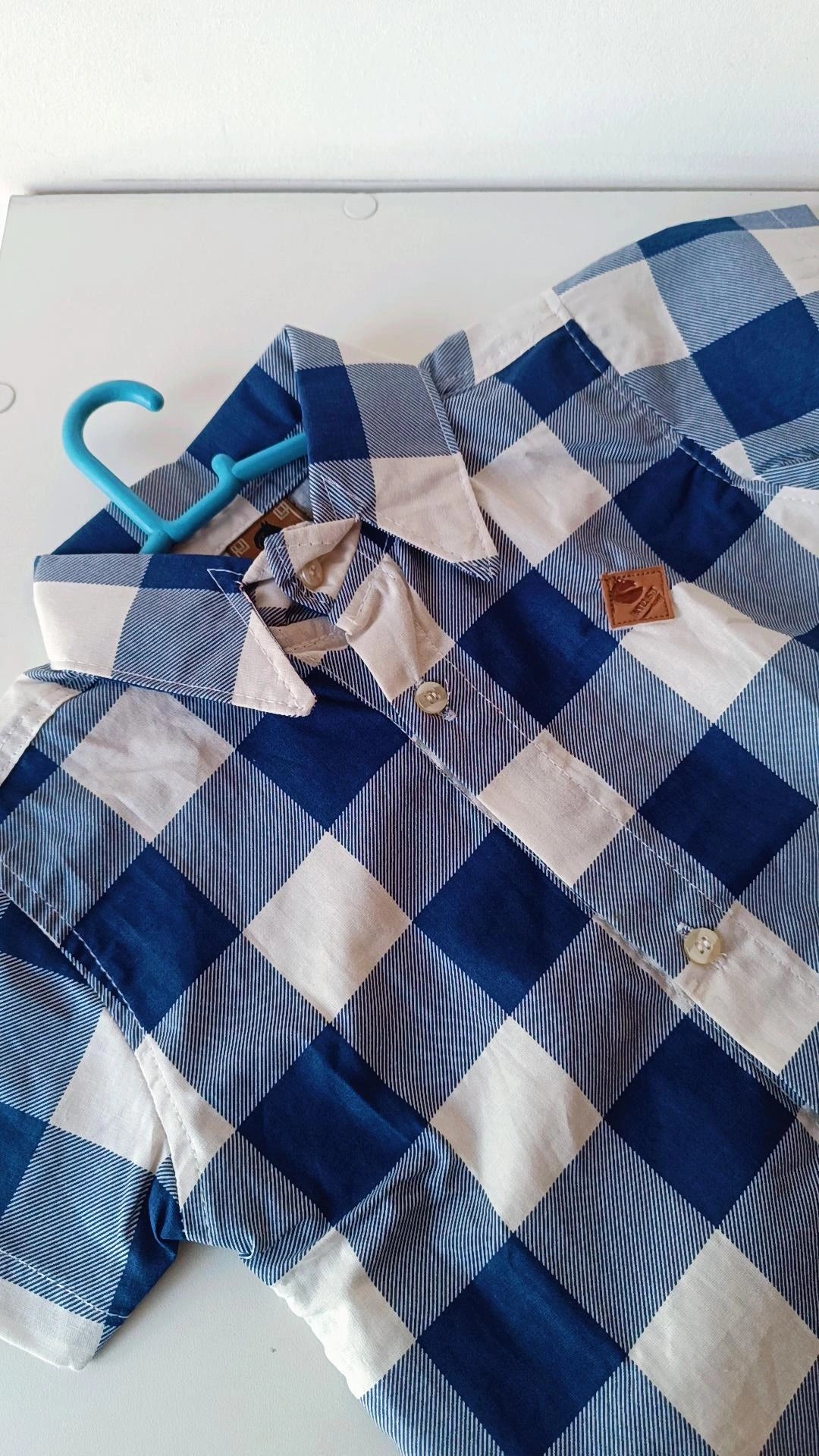 Camisa xadrez 4 anos