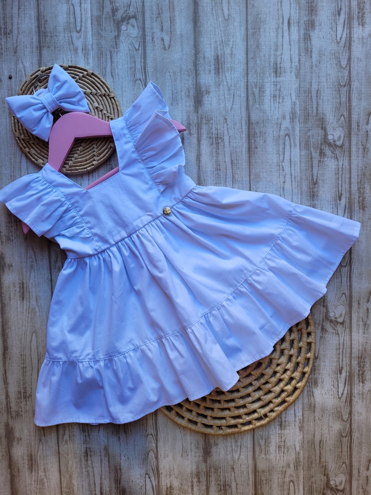 Vestido baby branco ( 2 ANOS)