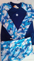 Conj. masculino juvenil(Estampa sortidas) - 12 anos azul marinho