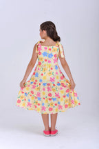 Vestido floral (6/12anos)
