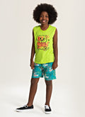 Conj.regata/Bermuda moletom(3ANOS)