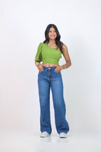 Calça wide leg(14ANOS) - 14 anos