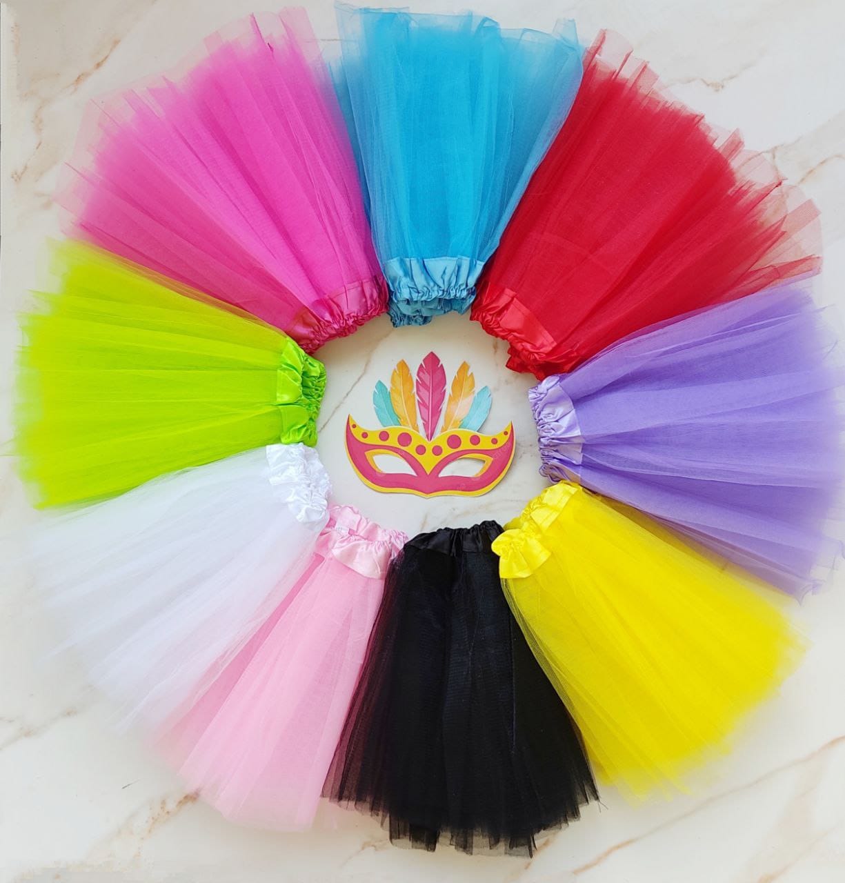 Saia tutu infantil TAM.U - Amarela