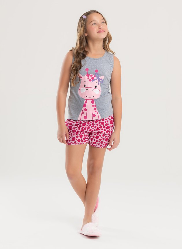 PIJAMA FEMININO REGATA(8Anos) - 8 anos