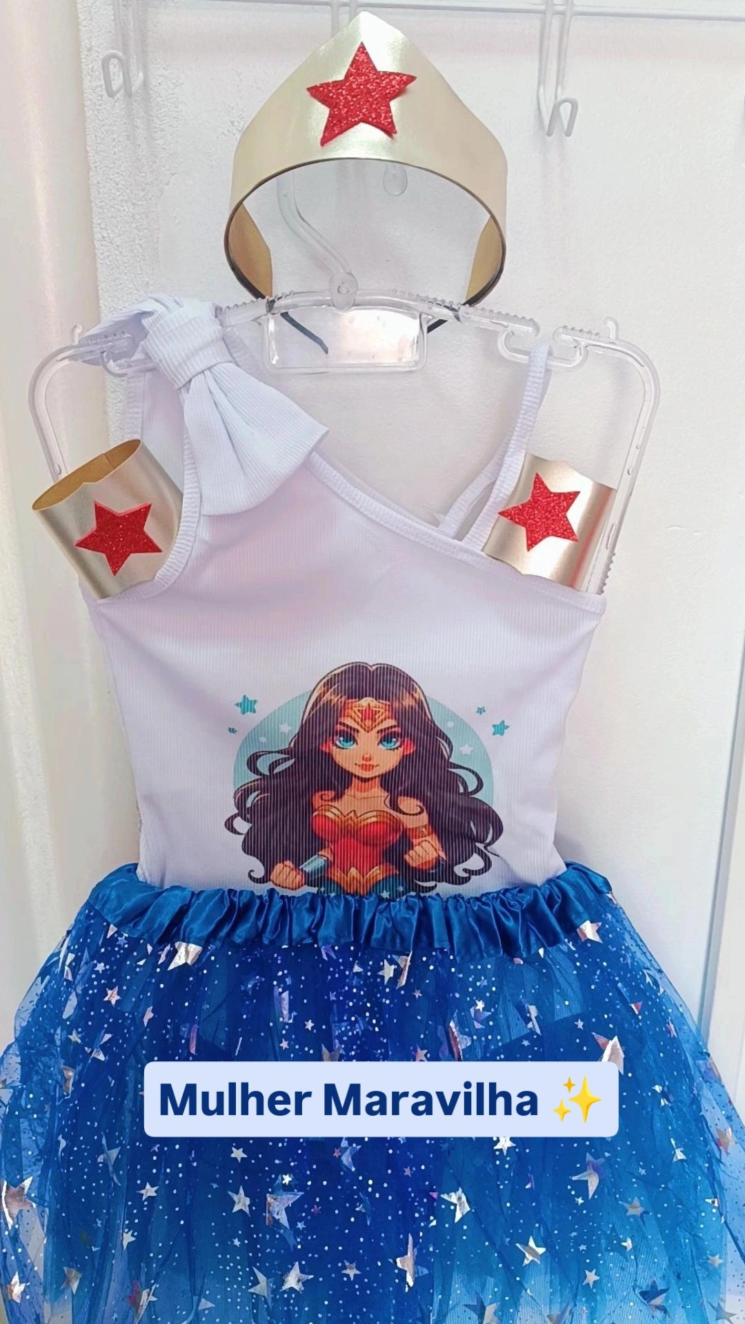 Body Mulher Maravilha - 4 Anos