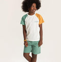 Conj.Bermuda moletom(8ANOS)