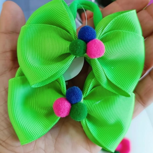 Duplinha pompom colorê
