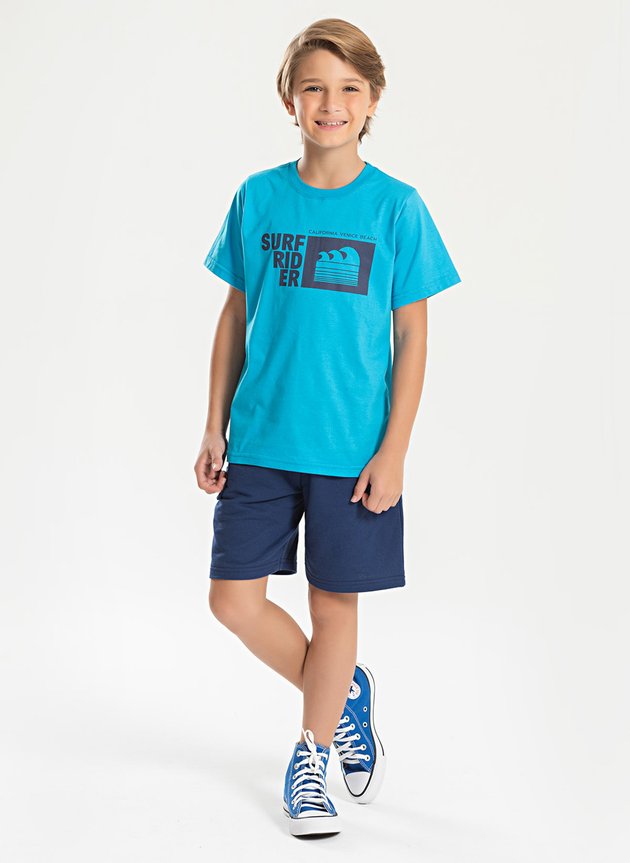 Conj.Bermuda moletom(14ANOS)