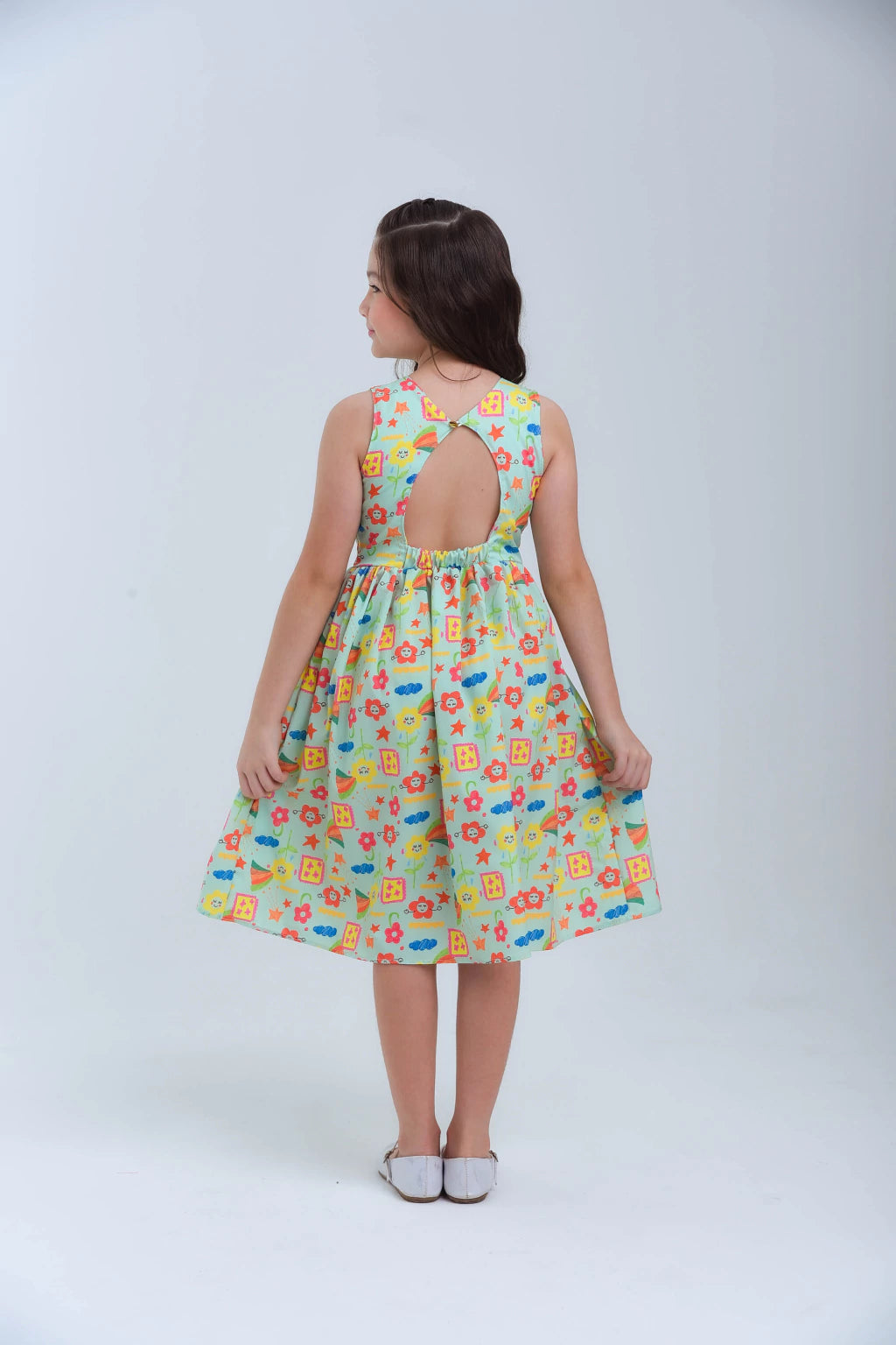 Vestido floral (6 anos) - 6 anos